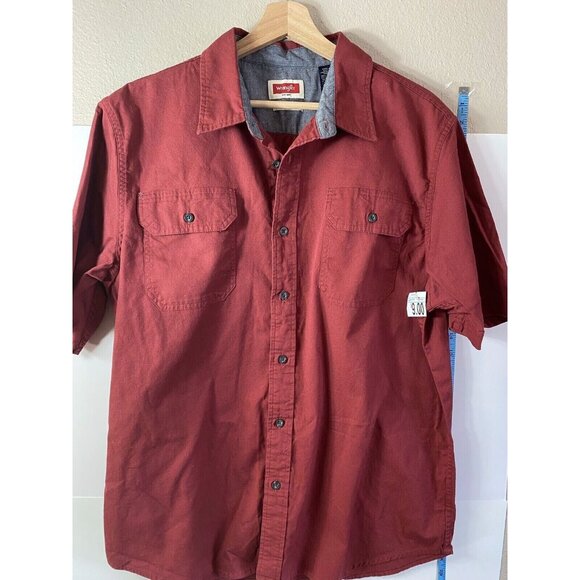 Wrangler  color Red T-shirt men Wrangler Size LG Shirt Men - Picture 1 of 5